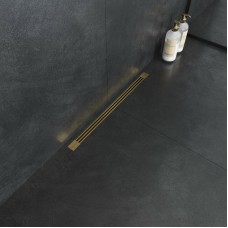 Душевой лоток Boheme B&T Infinity 60 981-60-G с решеткой Золото