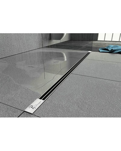 Душевой лоток Boheme B&T Infinity 80 981-80-CR с решеткой Хром