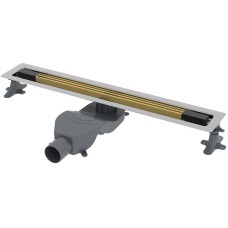 Душевой лоток Boheme B&T Infinity 80 981-80-MG с решеткой Золото матовое