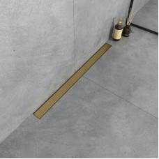 Душевой лоток Boheme Premium Linear 80 982-80-MG с решеткой Золото матовое