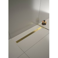 Душевой лоток Boheme Premium Trendy 80 983-80-G с решеткой Золото