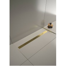 Душевой лоток Boheme Premium Trendy 80 983-80-G с решеткой Золото