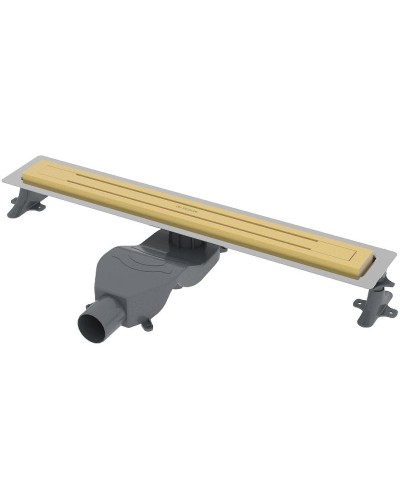 Душевой лоток Boheme Premium Trendy 80 983-80-MG с решеткой Золото матовое