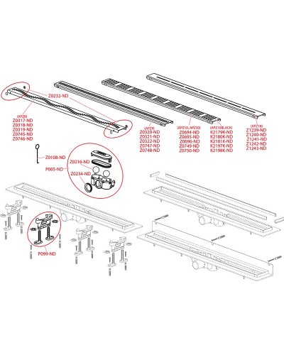 Душевой лоток Alcaplast Simple AG100201850 (APZ9-850M) с решеткой Хром