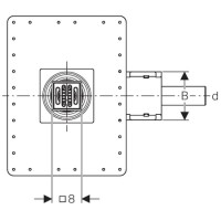 Трап для душевой системы, монтажная высота от 65 мм Geberit 154.052.00.1