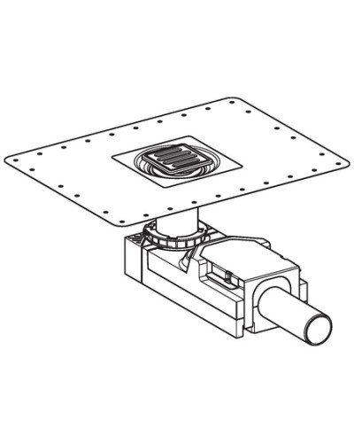 Трап для душевой системы, монтажная высота от 65 мм Geberit 154.052.00.1