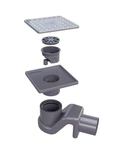 Душевой трап RGW SDR-14 47211411-01 с решеткой Хром