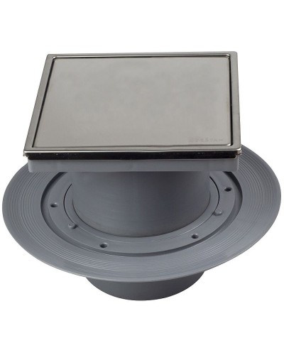 Душевой трап Pestan Confluo Standard 13702561 с двухсторонней решеткой Хром глянцевый / полая под плитку