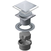 Душевой трап Pestan Confluo Standard 13702561 с двухсторонней решеткой Хром глянцевый / полая под плитку