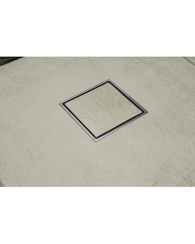 Душевой трап Pestan Confluo Standard 13702561 с двухсторонней решеткой Хром глянцевый / полая под плитку