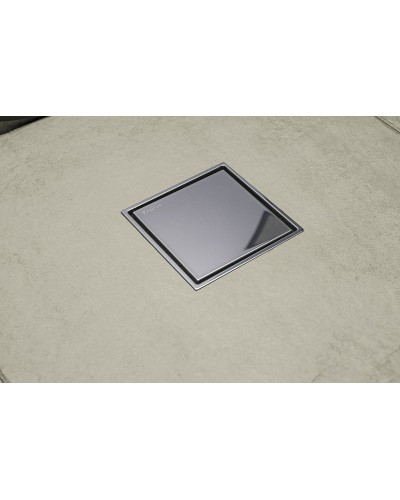 Душевой трап Pestan Confluo Standard 13702561 с двухсторонней решеткой Хром глянцевый / полая под плитку