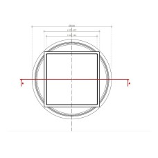 Душевой трап Pestan Confluo Standard 13702561 с двухсторонней решеткой Хром глянцевый / полая под плитку