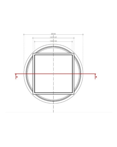 Душевой трап Pestan Confluo Standard 13702561 с двухсторонней решеткой Хром глянцевый / полая под плитку