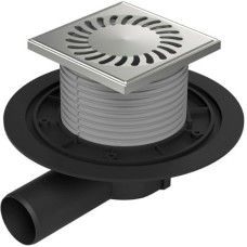 Душевой трап Paini 381A с решеткой Хром