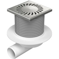 Душевой трап Paini 425XL с решеткой Хром