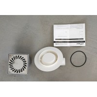 Душевой трап Paini 425XL с решеткой Хром