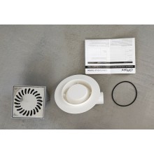 Душевой трап Paini 425XL с решеткой Хром