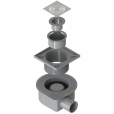 Душевой трап Boheme Smart Design 984-10-CR с решеткой Хром