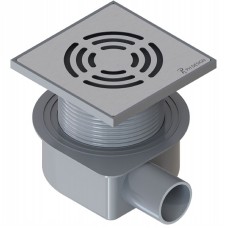 Душевой трап Boheme Smart Design 984-10-CR с решеткой Хром