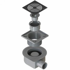 Душевой трап Boheme Smart Design 984-15-B с Черной решеткой