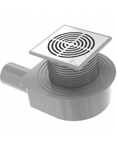 Душевой трап Boheme Smart Design 984-15-CR с решеткой Хром