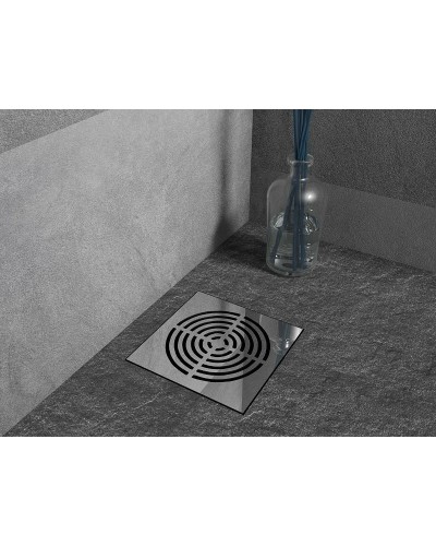 Душевой трап Boheme Smart Design 984-15-CR с решеткой Хром