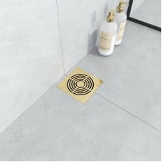 Душевой трап Boheme Smart Design 984-15-G с решеткой Золото