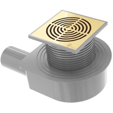 Душевой трап Boheme Smart Design 984-15-MG с решеткой Золото матовое