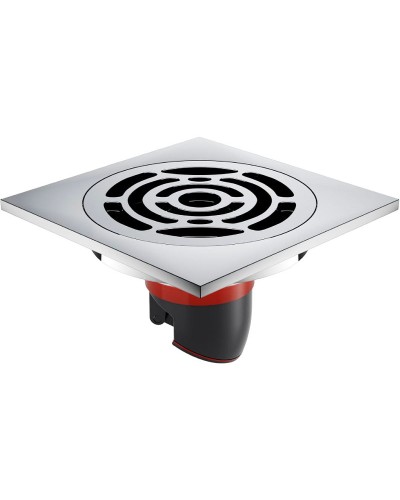 Душевой трап Orange 100x100 TR01-001cr с решеткой Хром глянцевый