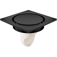 Душевой трап Orange 100x100 TR01-003b с Черной матовой решеткой