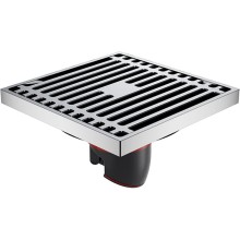 Душевой трап Orange 100x100 TR01-005cr с решеткой Хром глянцевый