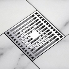 Душевой трап Orange 100x100 TR01-005cr с решеткой Хром глянцевый