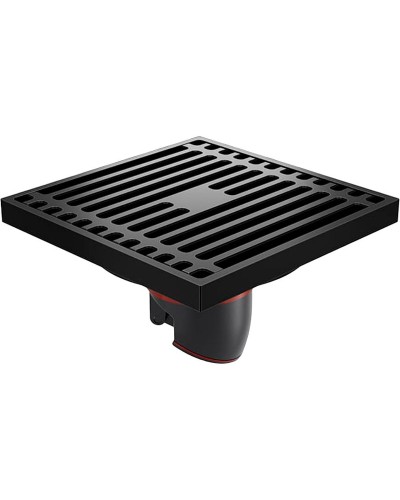 Душевой трап Orange 100x100 TR01-005b с Черной матовый решеткой