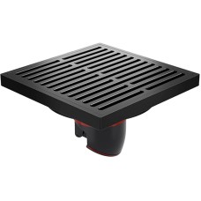 Душевой трап Orange 100x100 TR01-007b с Черной матовый решеткой