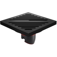 Душевой трап Orange 100x100 TR01-008b с Черной матовый решеткой