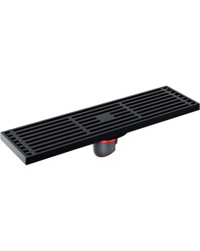 Душевой трап Orange 300x80 TR01-010b с Черной матовый решеткой