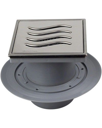 Душевой трап 144x144/50 мм хром Pestan Confluo Standard Tide Mask Vertical 13000074