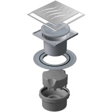 Душевой трап 144x144/50 мм хром Pestan Confluo Standard Tide Mask Vertical 13000074