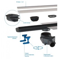 Душевой лоток BELBAGNO LUCE 70 см BB-LD-LUCE-70-BIANCO белый матовый