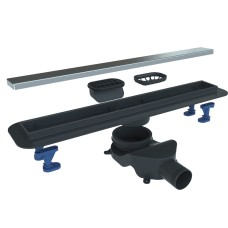 Душевой лоток BELBAGNO LUCE 80 см BB-LD-LUCE-80-CR хром матовый