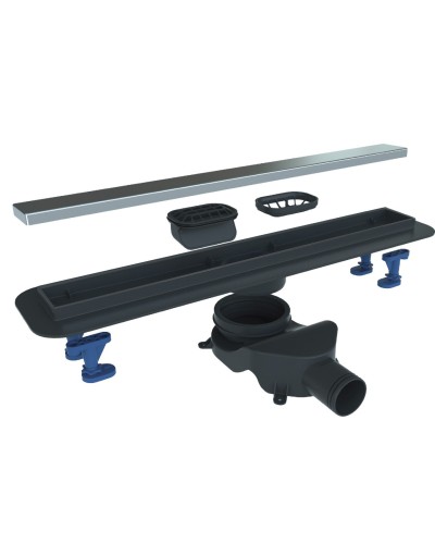 Душевой лоток BELBAGNO LUCE 80 см BB-LD-LUCE-80-CR хром матовый