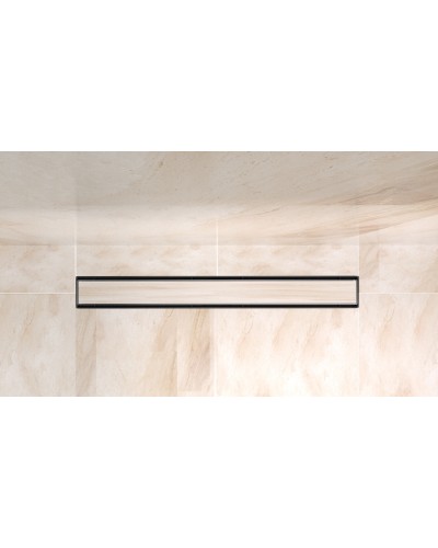 Душевой лоток BELBAGNO LUCE 80 см BB-LD-LUCE-80-NERO черный матовый