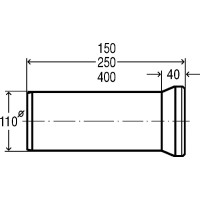 Выпускной патрубок для унитаза Viega 3815101831 Белый