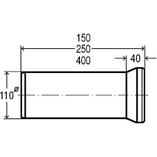 Выпускной патрубок для унитаза Viega 3815101831 Белый