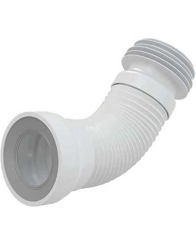 Фановая труба гофровая Alcaplast A97 Белая