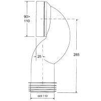 Труба фановая McALPINE MRWC15