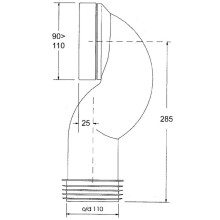 Труба фановая McALPINE MRWC15