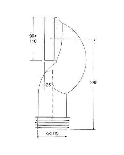 Труба фановая McALPINE MRWC15