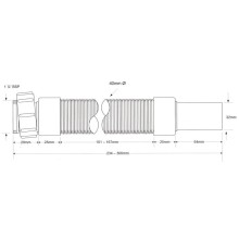 Гофра 23,4-30 см 1 1/4"-32 McALPINE MRMF1-03