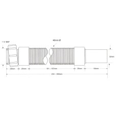 Гофра 23,4-30 см 1 1/4"-32 McALPINE MRMF1-03